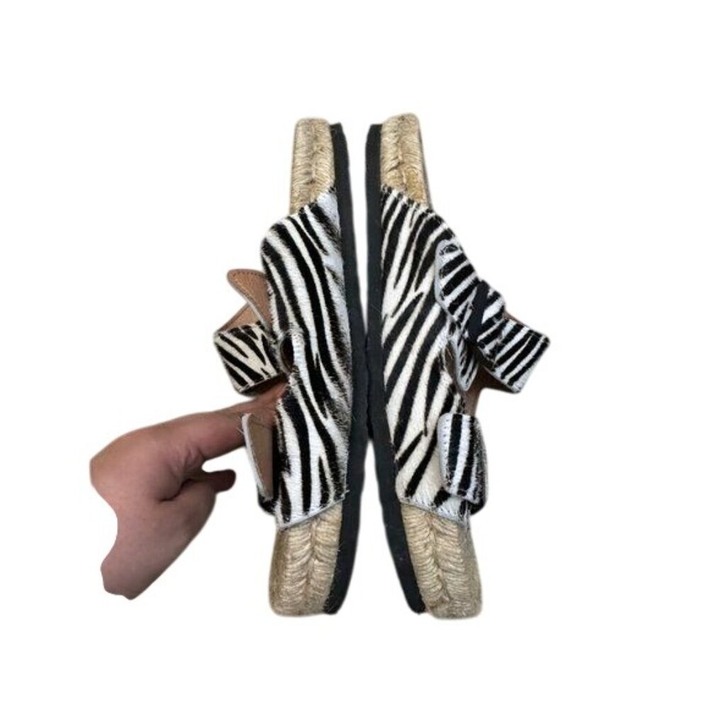 Manebi Dakota Slides In Zebra Stripe - image 4